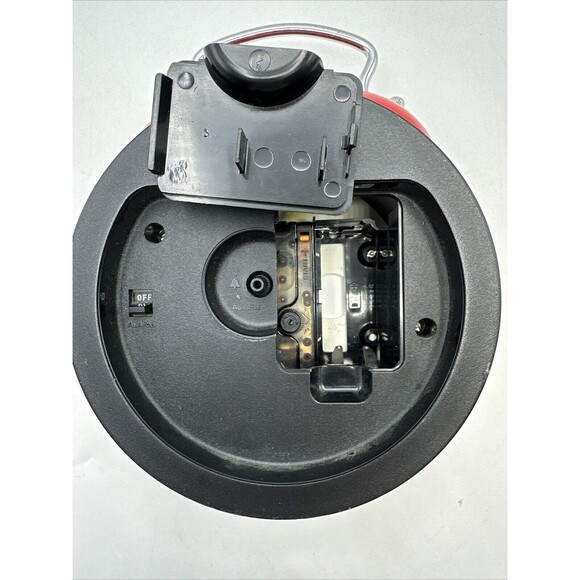 Vintage Mickey Mouse Red Alarm Clock Lorus Quartz Battery Operated-PARTS ONLY - Picture 9 of 12